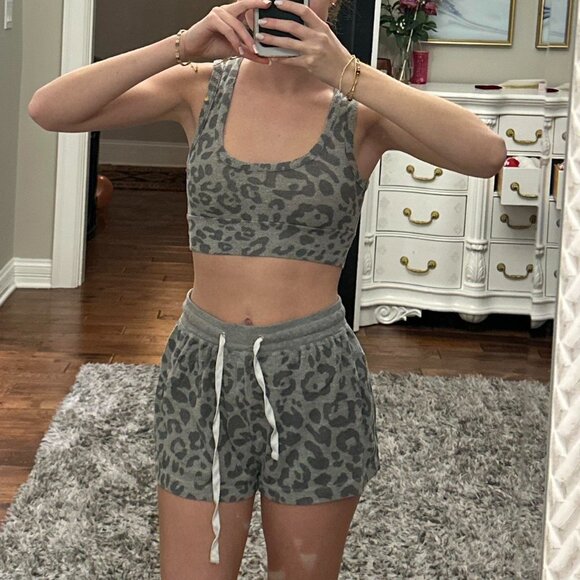 Forever 21 Women's Grey and Green Nightwear - Picture 2 of 3